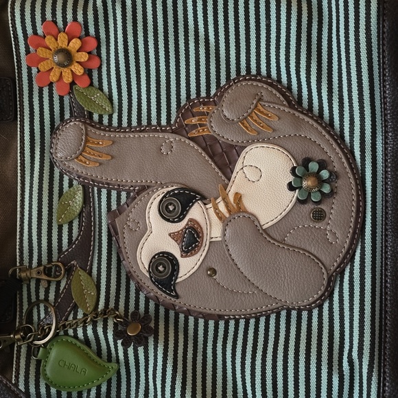 Chala sloth large tote handbag lightly used. - Picture 10 of 11